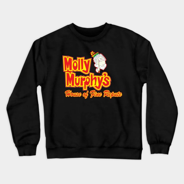 Molly Murphy's House of Fine Repute Crewneck Sweatshirt by jaysunten